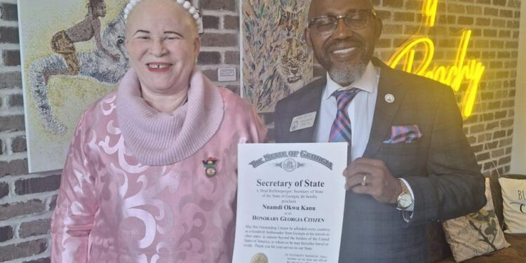 US State of Georgia Grants Nnamdi Kanu Honorary Citizenship Amid Ongoing Imprisonment 1 NaijaChoice US State of Georgia Grants Nnamdi Kanu Honorary Citizenship Amid Ongoing Imprisonment