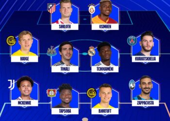 UEFA Names Victor Osimhen in Champions League Team