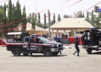 WATCH: NSCDC Vehicle Crushes Female Officer To Death During Show Of Force In Abuja