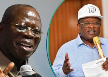 Oshiomhole, Umahi In Heated Argument During 2026 Budget Defense