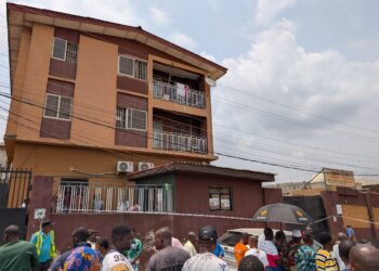 Students Escape Death As Four-Storey School Building Collapses In Lagos (Video)