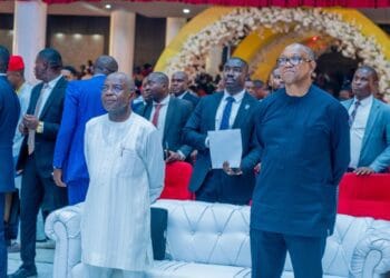 Peter Obi, Governors Diri, Eno In Abia As Otti Organizes State Burial For Uma Ukpai