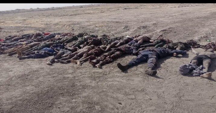 63 Bodies Of Boko Haram/ISWAP Terrorists Recovered In Malam Fatori