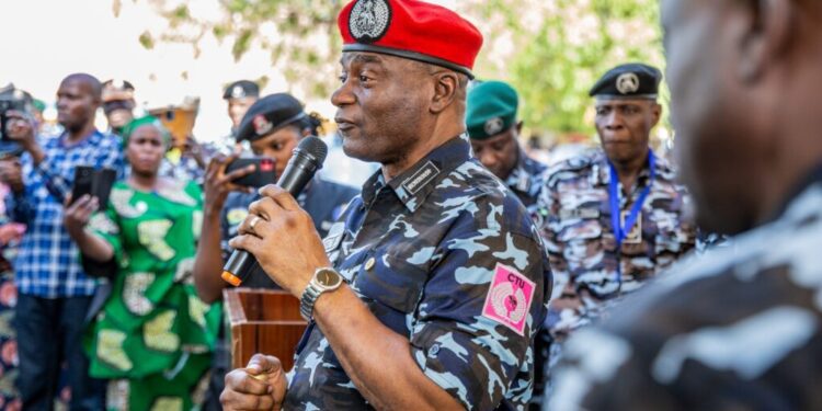 IGP Disu Visits Maiduguri, Meets Bomb Blast Victims