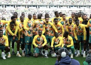 Senegal Parade Disputed AFCON Trophy at Stade de France in Defiant Show Against Peru