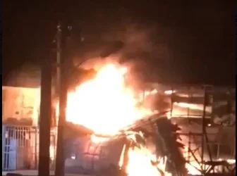 Two persons burnt beyond recognition as gas tanker collides with tipper truck in Sangotedo, Lagos