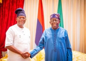Oyo APC Governorship Hopeful, Teslim Folarin Meets President Tinubu In Lagos