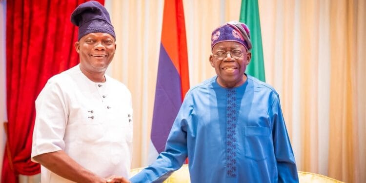 Oyo APC Governorship Hopeful, Teslim Folarin Meets President Tinubu In Lagos