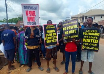 “No Light, No Vote”: Afikpo Youths Stage Protest Over 25-Year Blackout