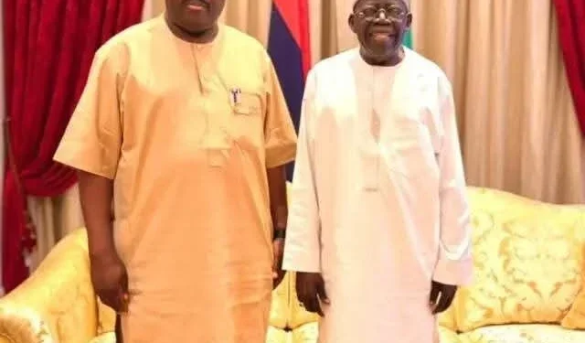 Oyo APC Gov Aspirant, Sharafadeen Alli Visits Tinubu In Lagos