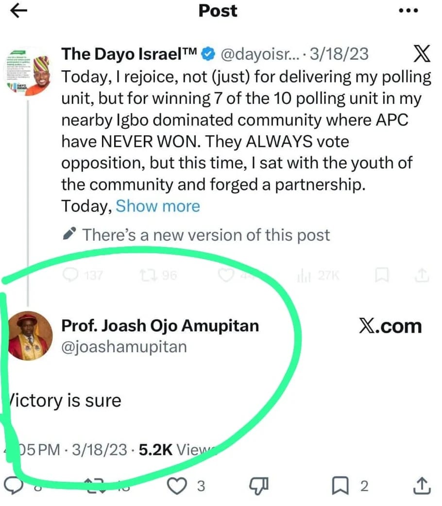 Amupitan’s Past Tweets Show An APC Sympathizer - Kperogi (Photos)