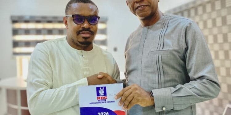 Funso Doherty Picks NDC Lagos Governorship Form. (Photos) 1 NaijaChoice Funso Doherty Picks NDC Lagos Governorship Form. (Photos)