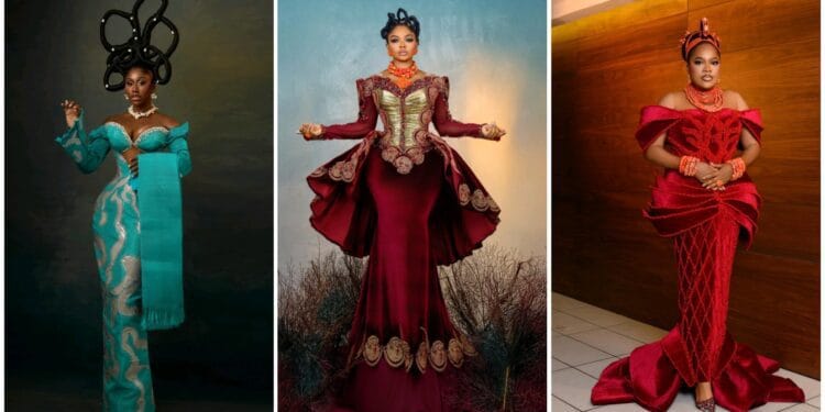 See What Some Female Celebrities Wore To AMVCA 12 Cultural Day (PHOTOS)