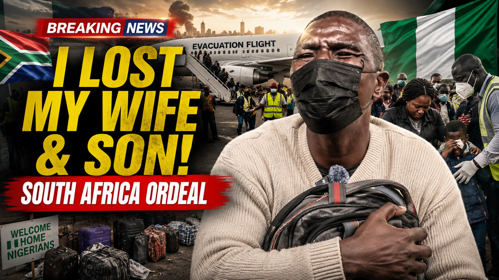 “I Lost My Money, Wife & Son. South Africa Is Not A Country” – Nigerian Man (Video)