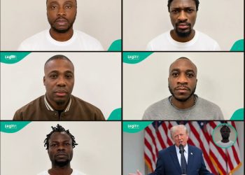 US Releases List, Photos Of 5 Popular Nigerian Yahoo Boys Facing Deportation