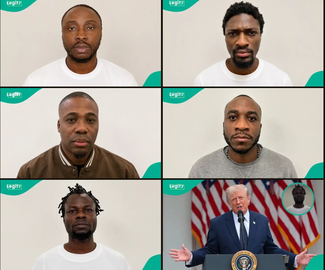 US Releases List, Photos Of 5 Popular Nigerian Yahoo Boys Facing Deportation