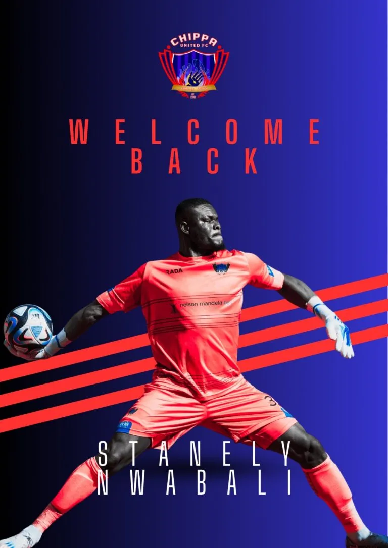Super Eagles Goalkeeper Nwabali Rejoins Chippa United