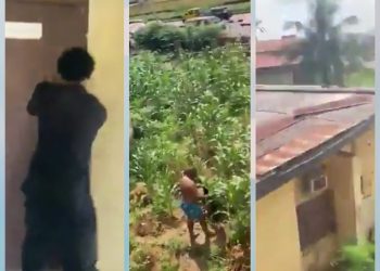 Sex With Student: UNIZIK Lecturer Jumps Through The Window In Boxers (VIDEO)