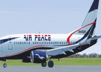 Airport Truck Crashes Into Parked Air Peace Plane In Lagos